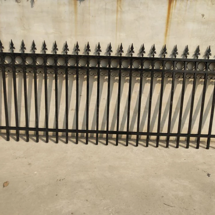 China Supplier Wrought Iron Steel Decorative Metal Fence Panels