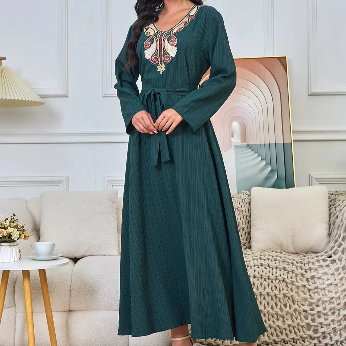 Zaynab Abaya Eid Beautiful Style Latest Abaya Designs Chiffon Bling Dubai Arabic Dress Abaya Women Muslim Dress Jalabiya