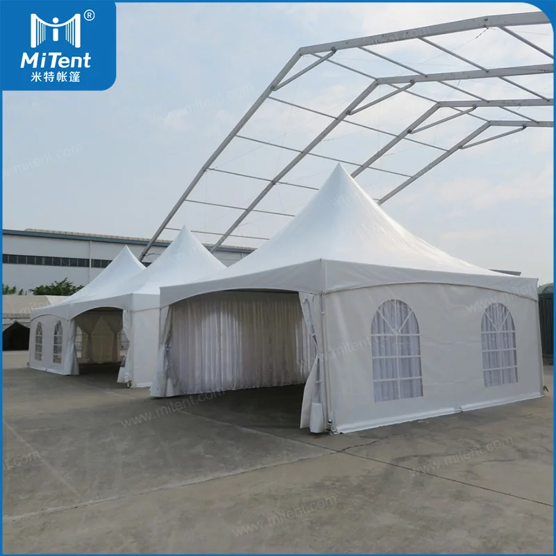 Arabic High Peak Wedding Canopy Marquee Tent with Tables and Chairs for Party