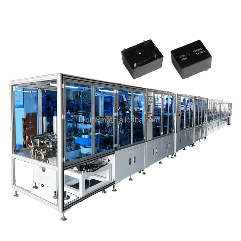 programmable relay making machine washing machine relay production line Full-automatic relay assembly machine electric