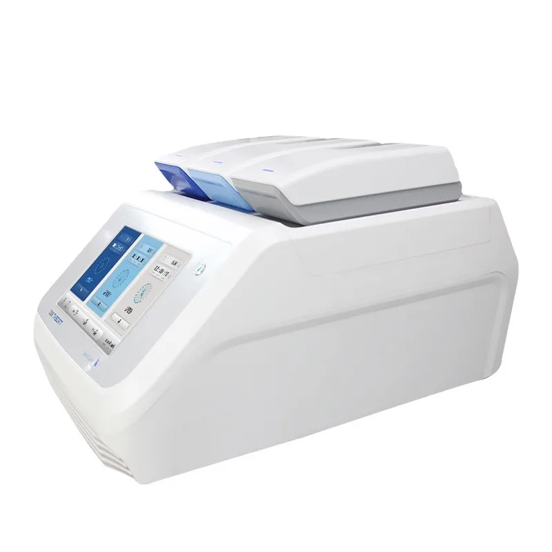 PCR 10,1-дюймовый цветной TFT емкостный сенсорный экран с тремя слотами PCR инструмент тест pcr машина
