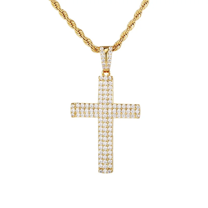 De Chic 925 Sterling Silver Pass Diamond Tester Classic D Color White Moissanite Cushion Square Pendant Necklace Jewelry