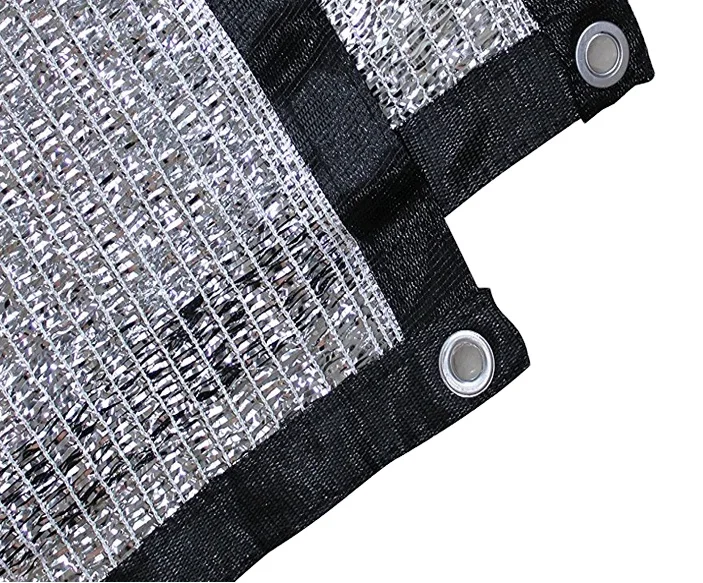 Aluminum net  Garden Shade Cloth 90% UV 4 x 6 m Sunblock Silver Reflective Shade Cloth