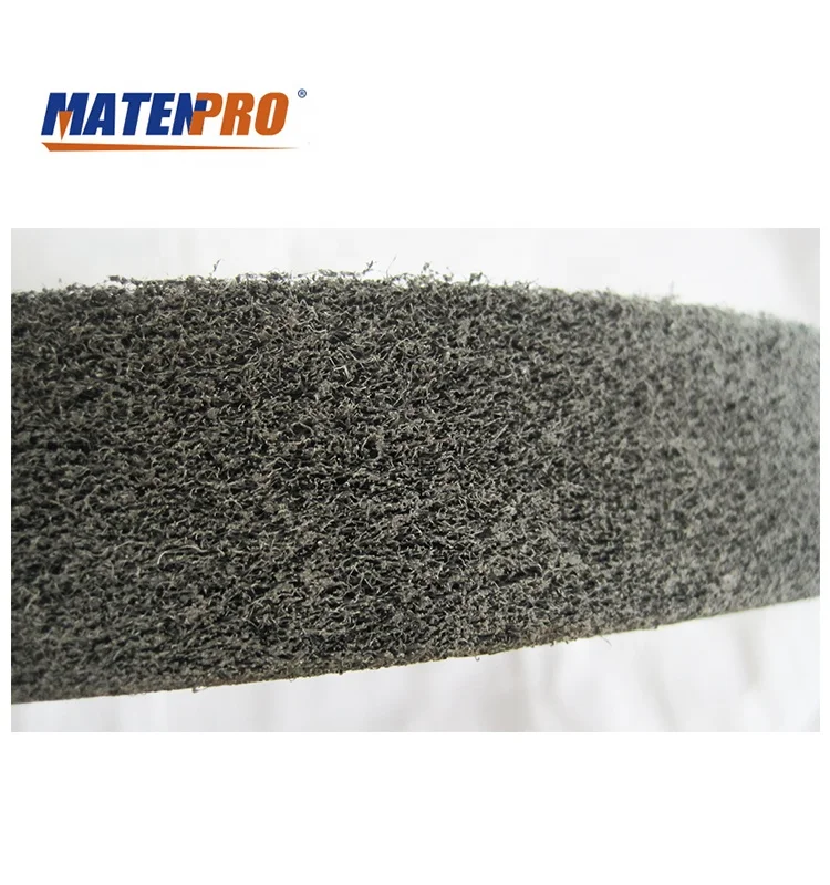 
12 inch Non woven Matt Polishing Wheels , Fast Heat Dispelling, No Black Discoloration, Abrasion-resistant 