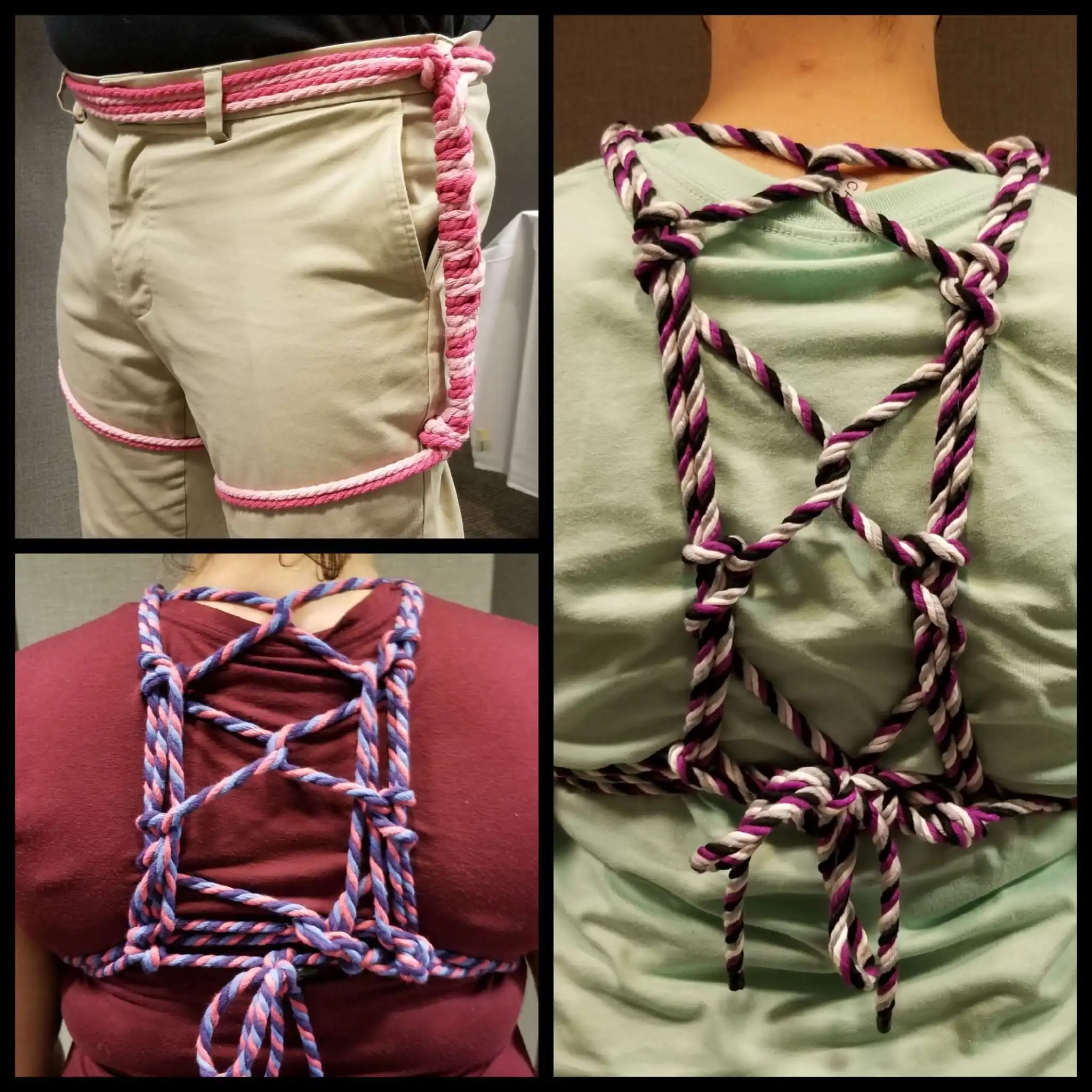 Different colors poly cotton twisted round rope 8mm thick shoe laces