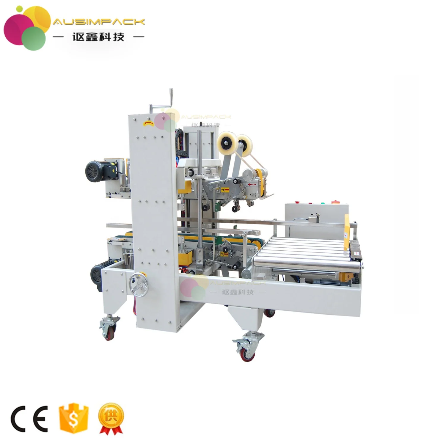 Полуавтоматическая машина для запечатывания углов, машина для запечатывания картонных коробок