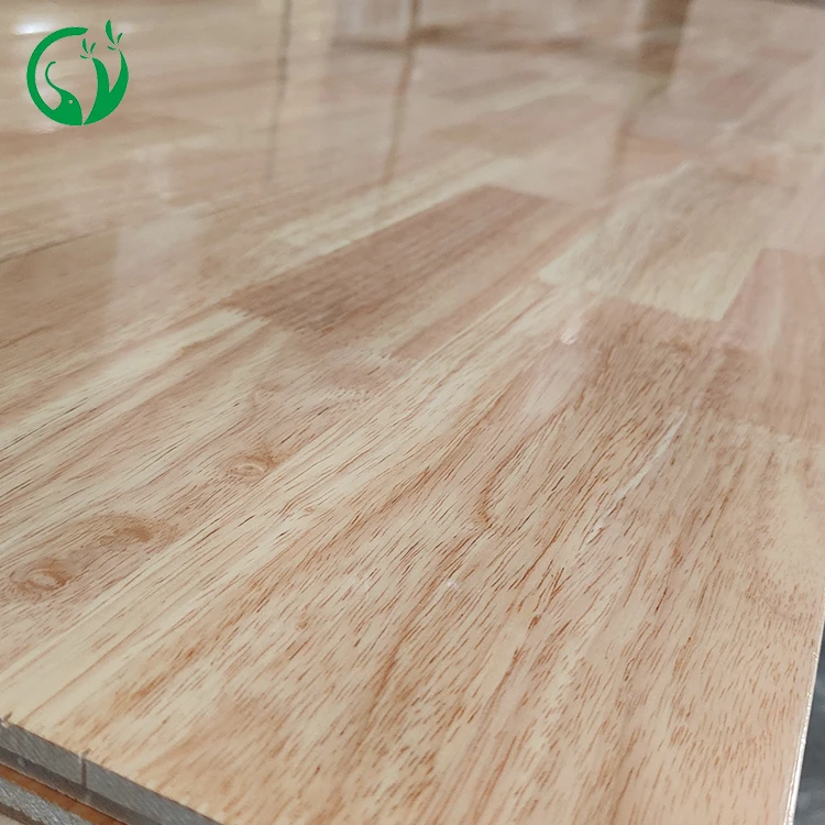 china factories 16mm aa grade rubberwood rubber wood finger joint lamination board finger jointed primed board