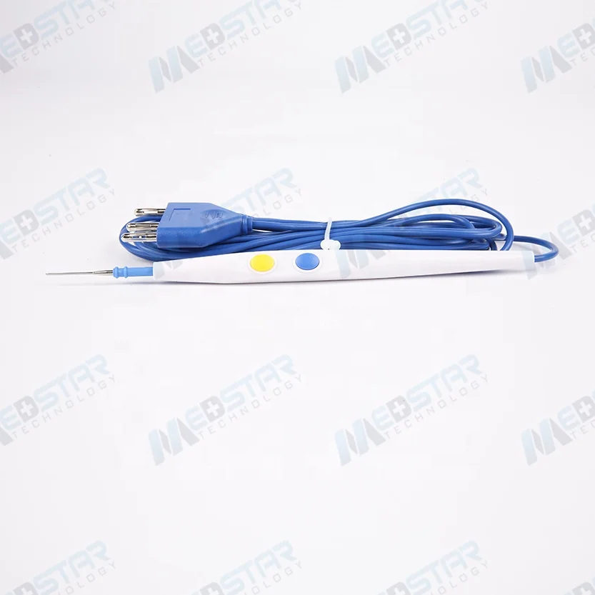 CE ISO (N) Single Use Finger switch Surgical Pencil / ESU Diathermy Pencil