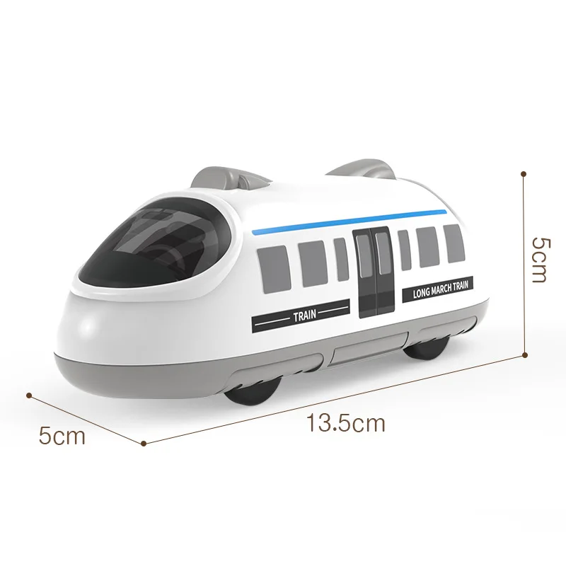 Cartoon Subway Forward and Backward Cartoon High Speed Rail Model Dinosaur Car Baby Crawl Car Toy