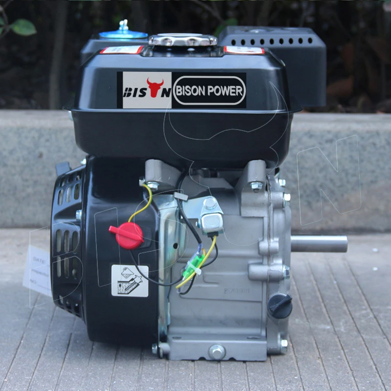 Бренд BISON (Китай) bs210 ohv 4-тактный бензиновый двигатель 210cc 7HP