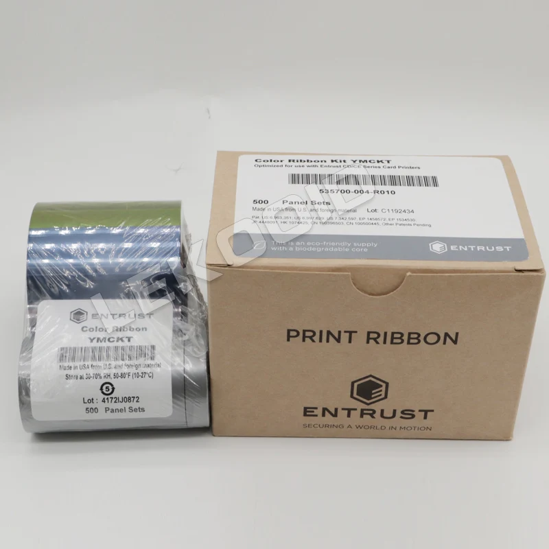 Entrust 535700-002-R010 ymcKT Half Panel Ribbon - 650 prints