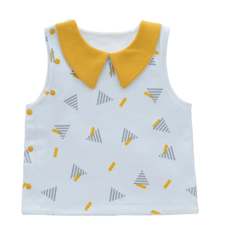 
Newest Design fashion organic newborn vest cotton baby vests in China 