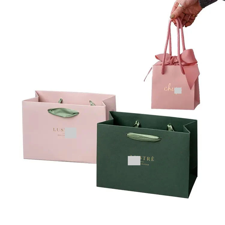 FORTE waterproofing custom paper bag pouch jewelry gift bag with cheap price paper jewelry organizer cardboard paper boxes