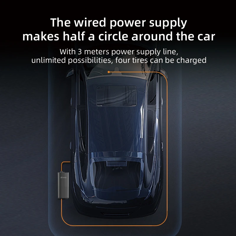 Pompe a Air Electrique Gonfleur de Pneus de Voiture Portable 150psi Compresseur Pompe a Velo Pour Moto Balles Pneu Gonflable