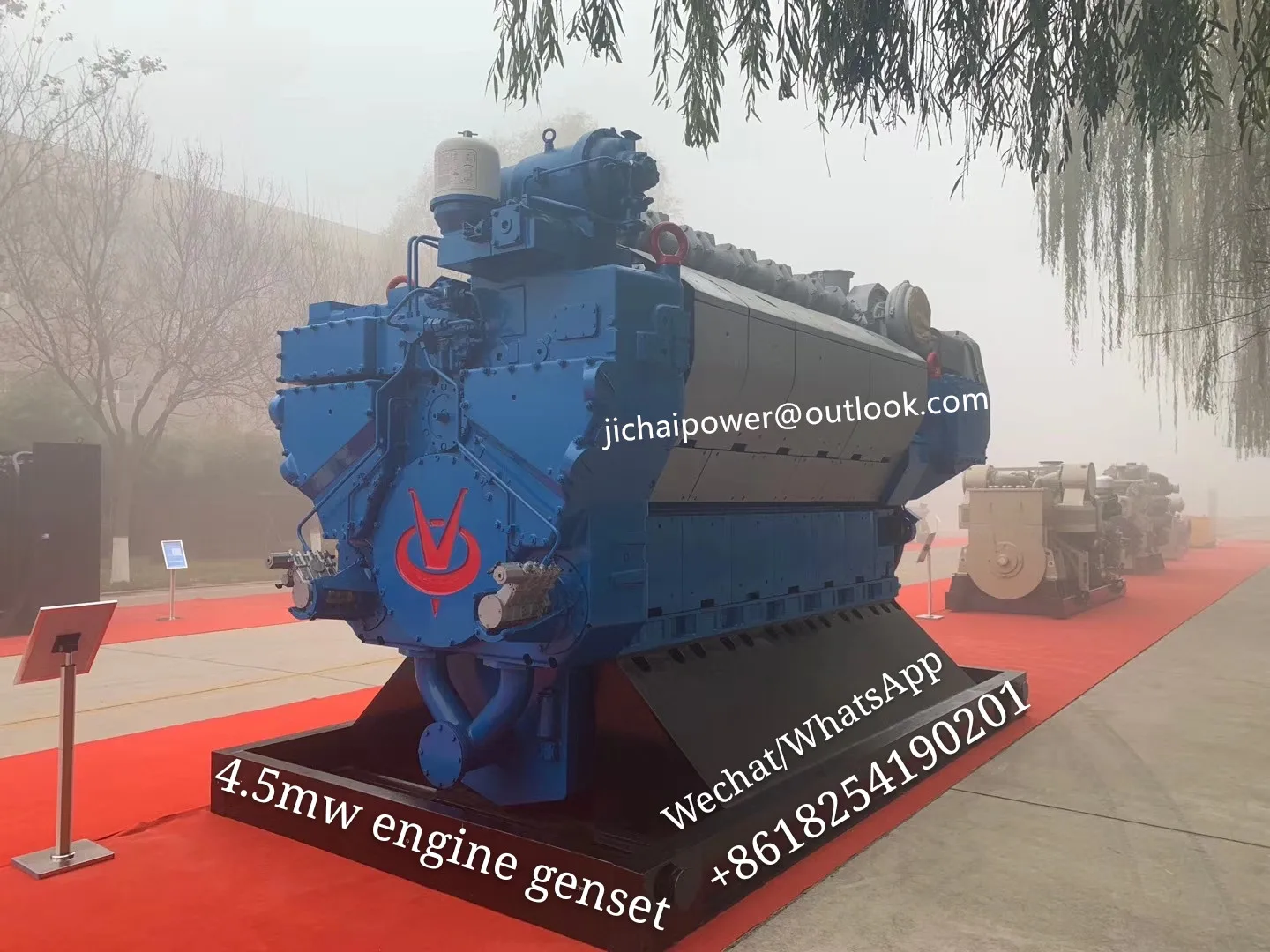  1mw 2mw 700kw Jinan генератор природного