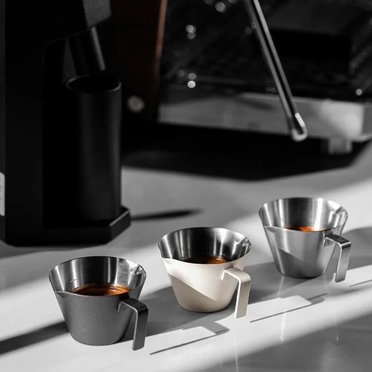 MHW-3BOMBER 100ml stainless steel measuring cup coffee cup milk cup