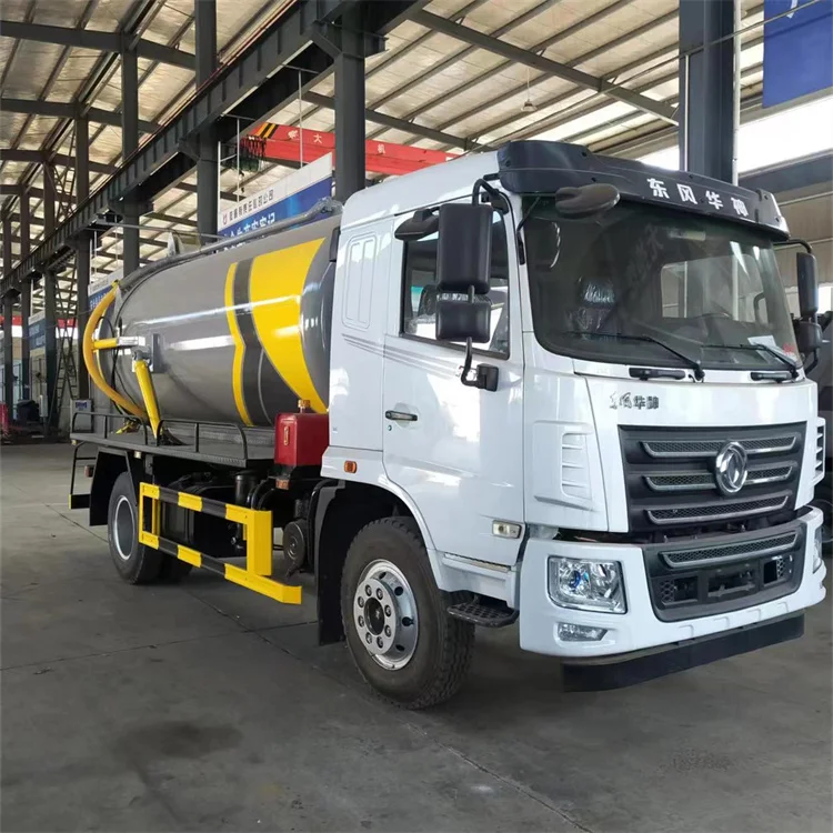 Big savings Dongfeng 12CBM high-capacity Sewage Suction truck Vacuum Truck fecal suction truck sewage sucking vehicles