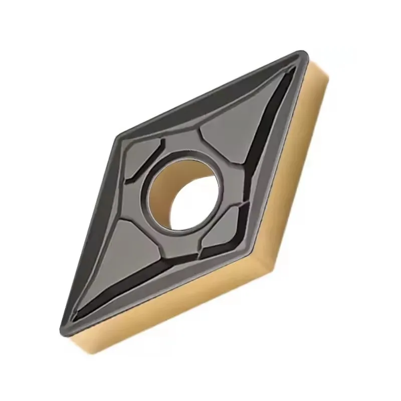 CNC diamond DNMG150412 150608 two-color carbide lathe tool blade suitable for steel processing