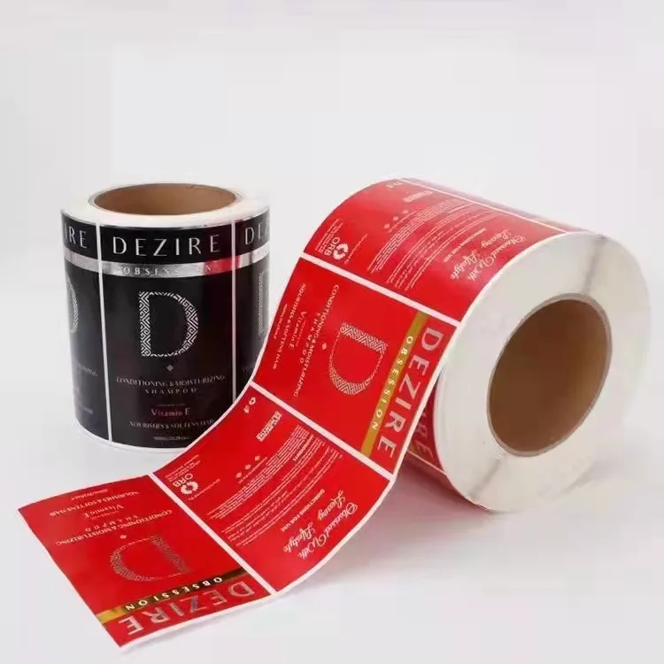 Roll Healthcare Supplement Label Sport Nutrition Label Vinyl Sticker Custom Private Water Resistant Printing Waterproof CMYK