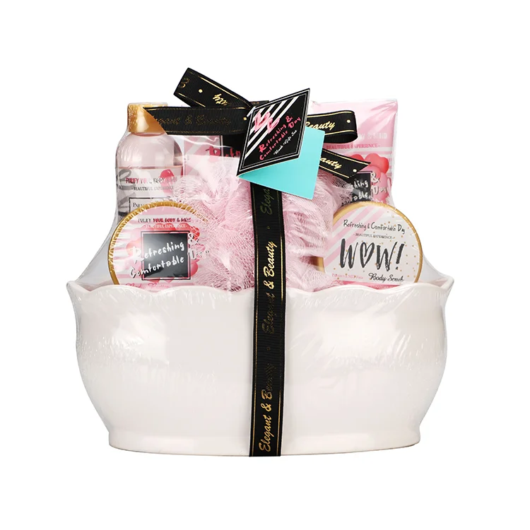 OEM China supplier wholesale luxury bath gift sets for body