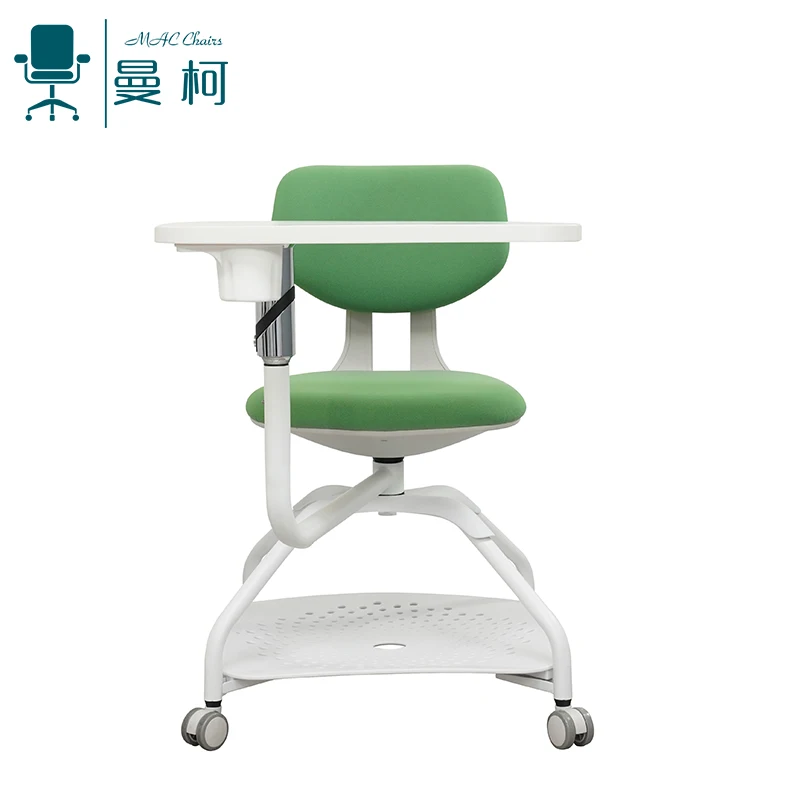 Colleague University School Classroom  Students Furniture Students  Wheels PP with Writing Table Training Chair