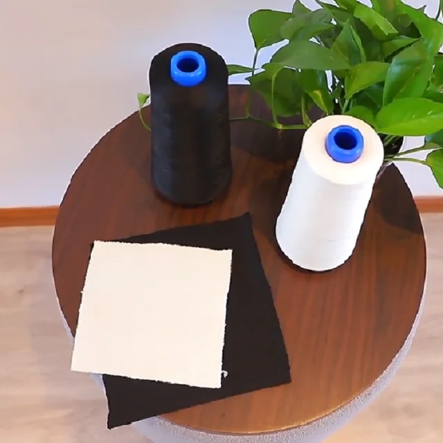 150 150/2 denier modern sofa with customize material 100% polyester sewing thread