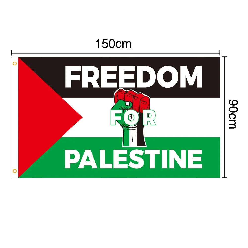 Wholesale 90x150cm Country Flag Red Black Green Flag Palestine Flag