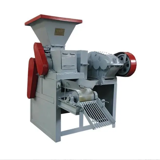 High Pressure mineral coal ash ore powder briquetting wood charcoal briquetting machine ball briquettes making machine