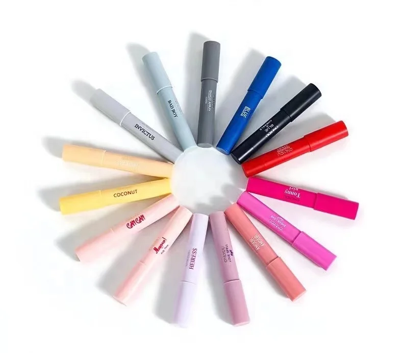 Brand perfume pencil with lipstick solid perfume customized fragrance