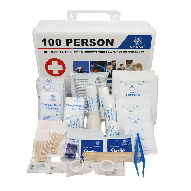 
Big capacity camping plastic first aid kit emergency first aid kit device 