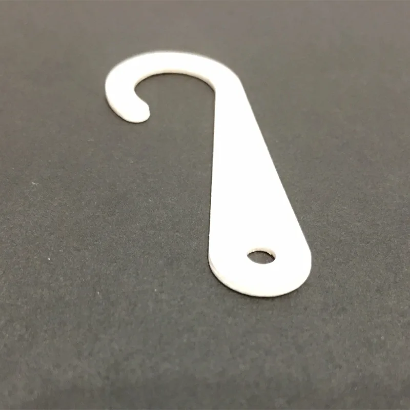 45*18*1 мм белые экологически чистые крафт-картонные крючки для носков нижнего белья