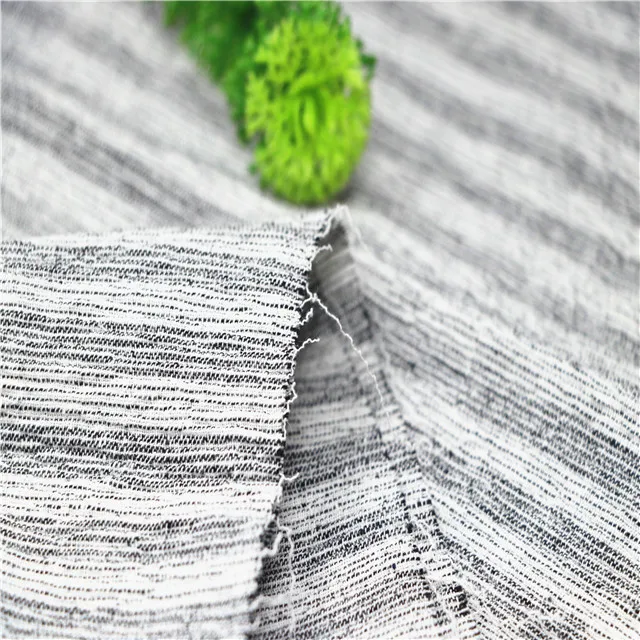 popular fashion crinkle linen cotton for women apparel fabric