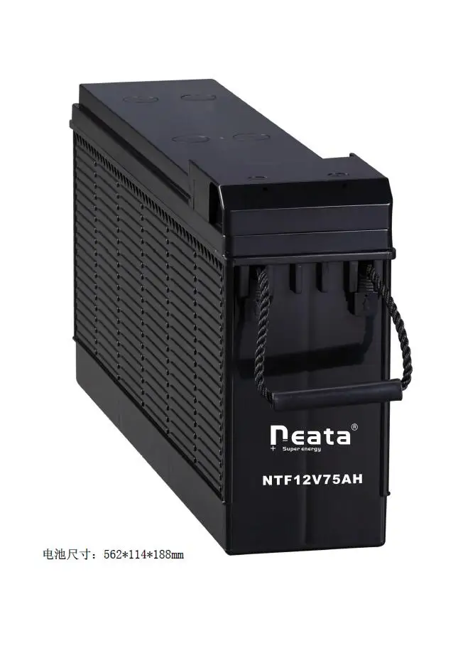 Front Terminal Lead Acid Battery 12v 75ah Deep Cycle Sealed UPS System Batteries Backup 12 voltage Battery