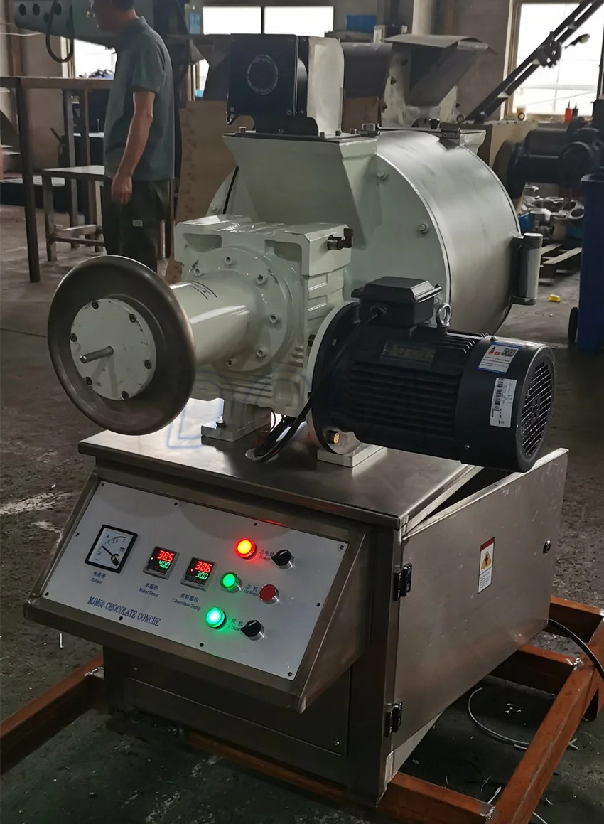 High Cost Performance Chocolate Refiner Electric Cocoa Bean Grinder Machine