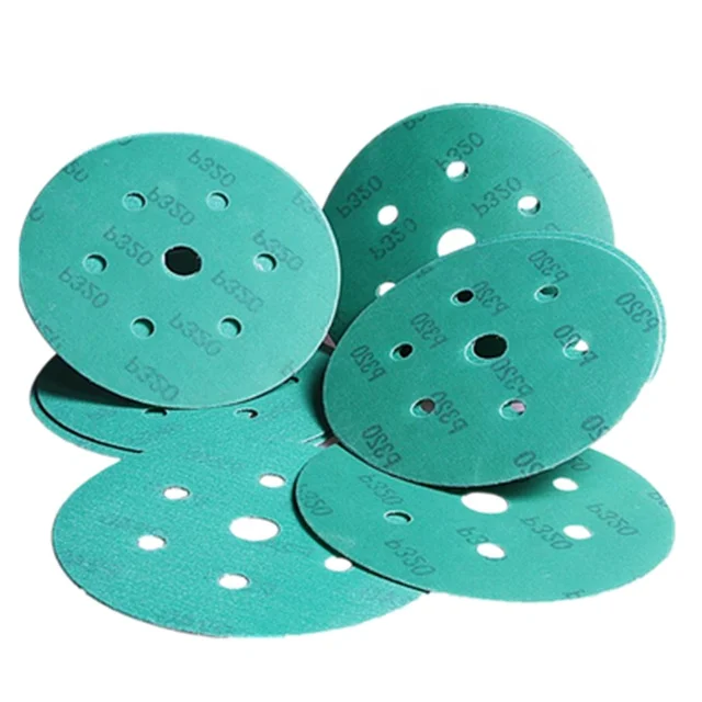 Aluminum oxide corundum abrasive film hook and loop disc