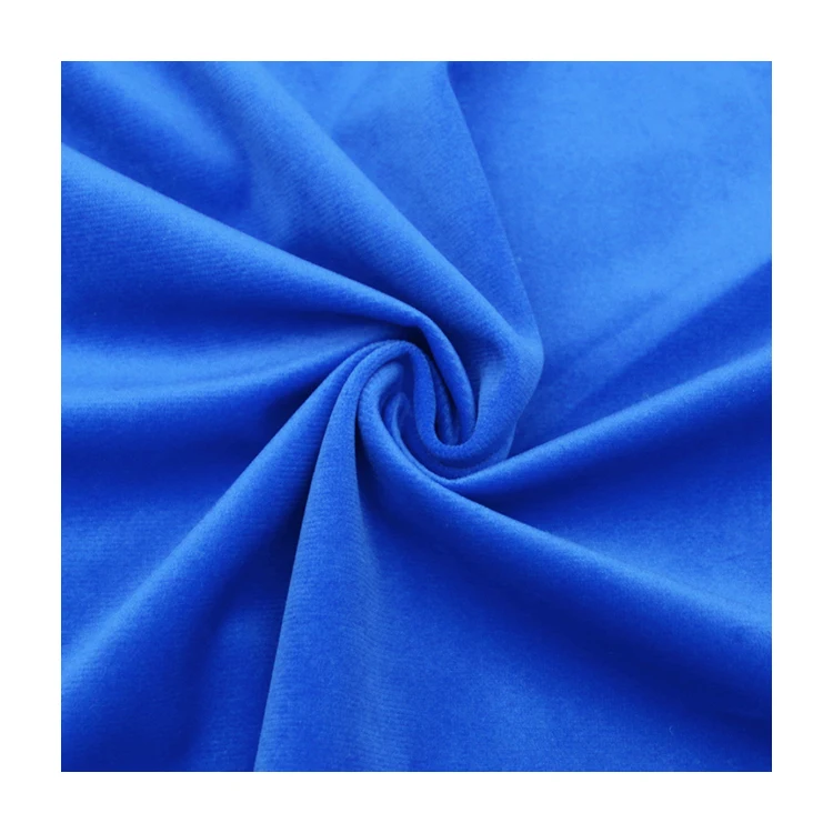
China Product Multi-Colors Design Holland Velvet Polyester Knit Sofa Fabric For Furniture Textile 