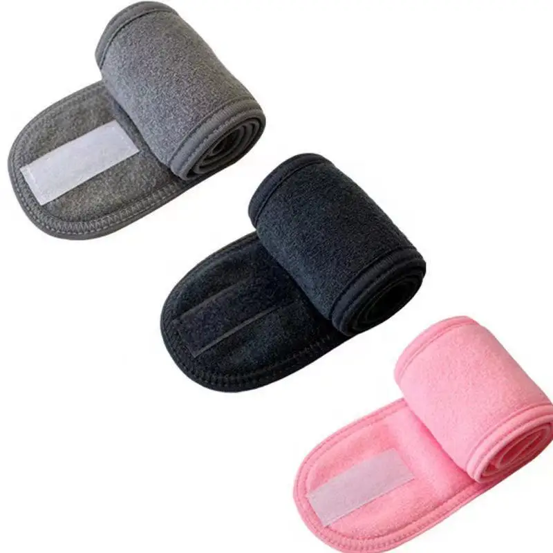 Custom logo facial fabric microfiber hairbands beauty salon washing face headband skincare makeup Spa Headband