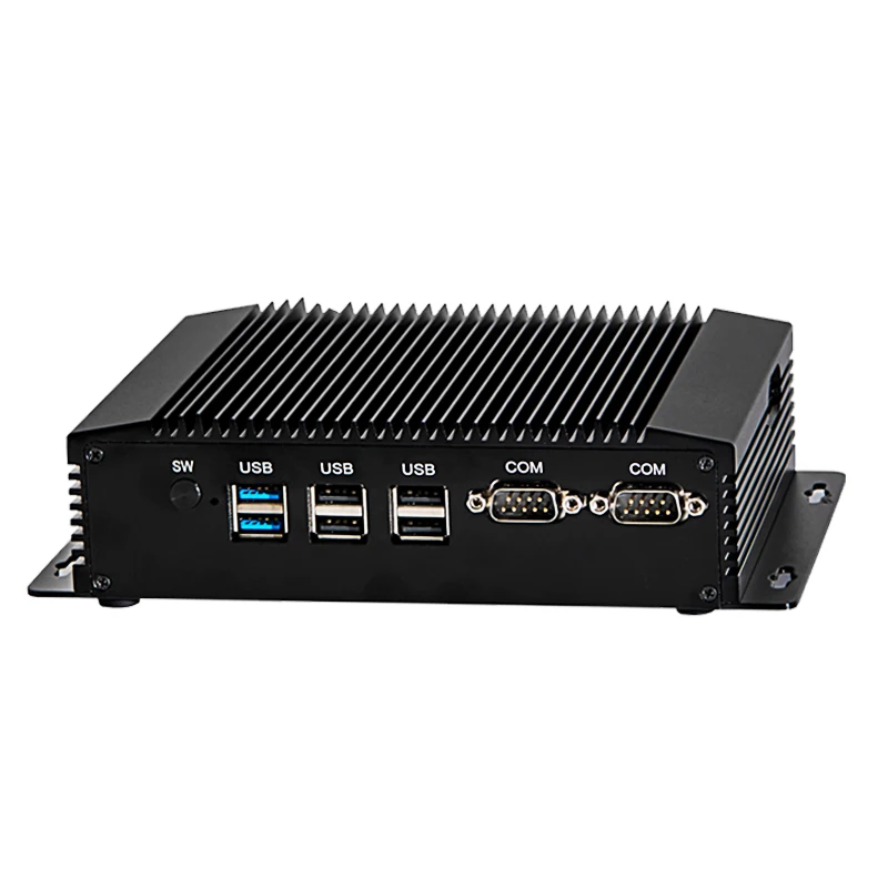 Portable Thin Client 2 LAN J1900 Mini PC Linux Server pfsense Router Fanless Industrial PC Computer Watchdog RS485 4G SIM WiFi