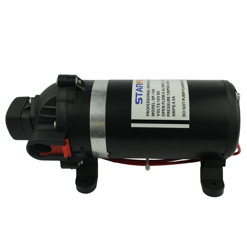 STARFLO 12V 120psi high pressure mini portable waterjet electric water pump self priming high pressure water pump