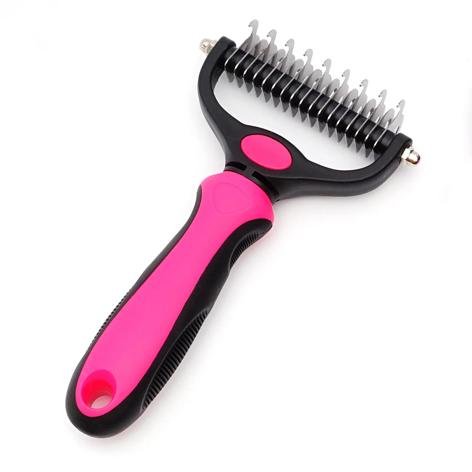 Professional Pet Hair Comb Removal Tool for Dogs and Cats Effective Fur Trimming and Dematting Comb for Long Hair Curly Coats