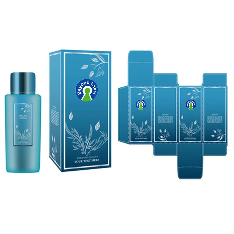 Бумажная коробка с принтом на заказ для медицинской косметики подарки еды УФ-покрытием матовое ламинирование