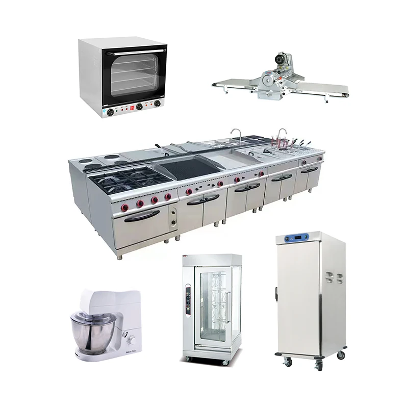 4- 5 star hotel kitchen equipment Restaurant commercial kitchen equipment industrial cooking equipment full set supply