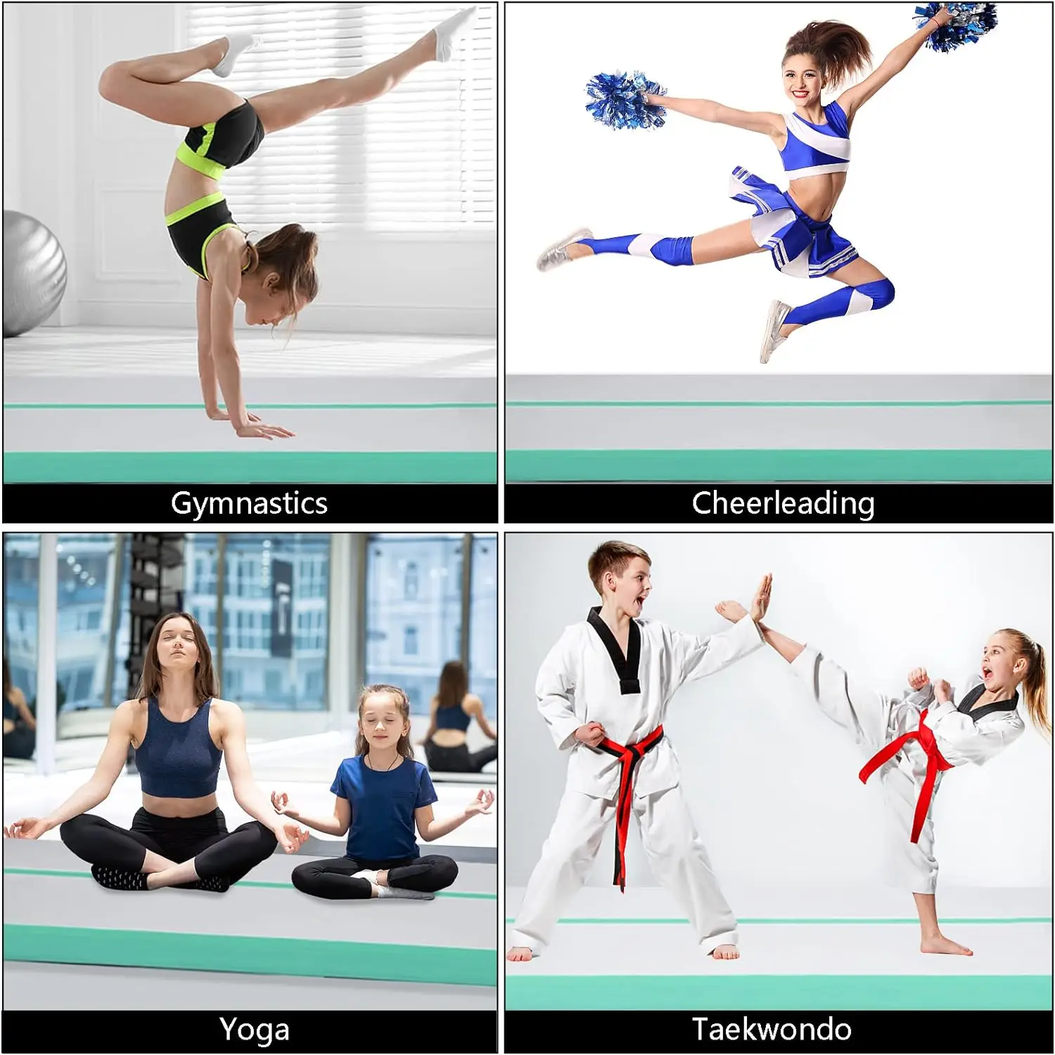 Professional Airtrack 3m 4m 5m 6m 8m 10m 12m 15m-30m Air Track Flip Back Gymnastics Mat Tumbling Mats Gymnastic