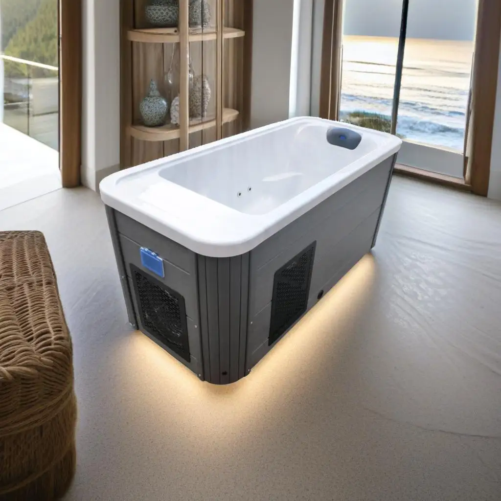 Cold Plunge Indoor Tub With Chiller For 1-2 People Acrylic Ice Bath With Wifi