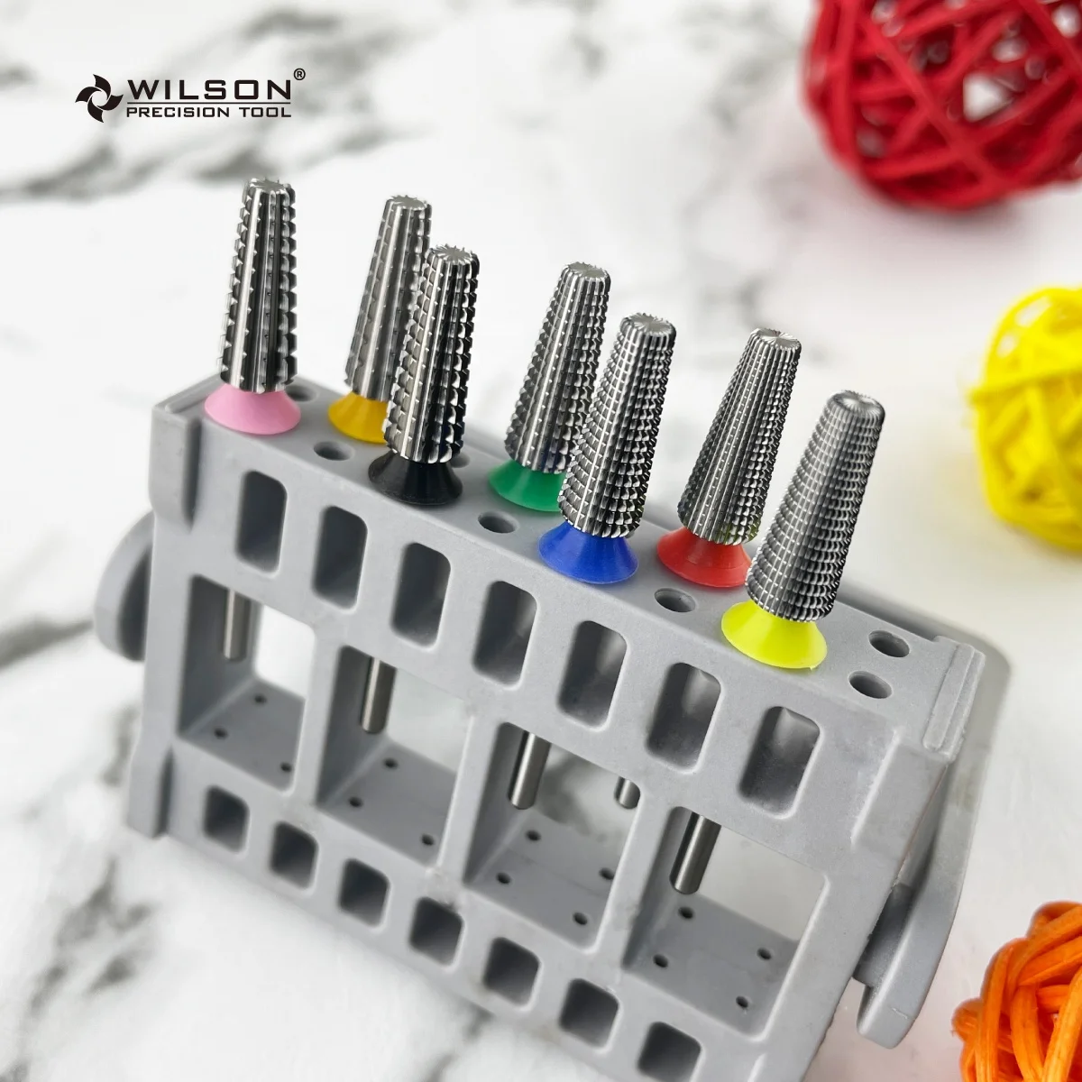 6.0mm 5 in 1 Bits (Straight Cut) Uncoated Quick Release 5 in 1 Time-saving nail drill bit set No Scalding  Dental Bur