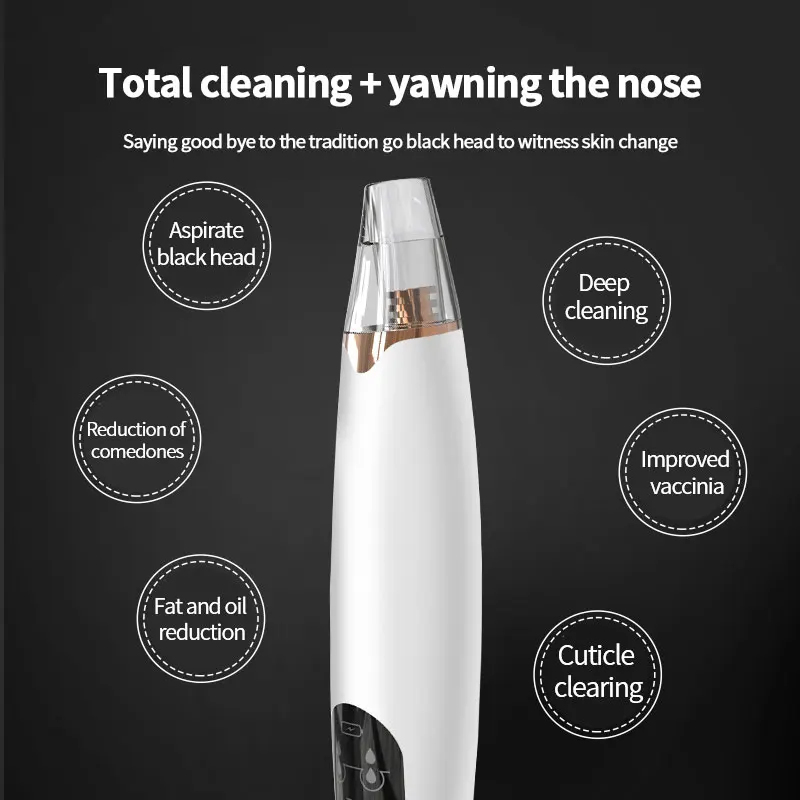 Hot Selling Products 2023 Home Use Skin Care Nose Pore cleaner Electric Vacuum Blackhead Removal Machine