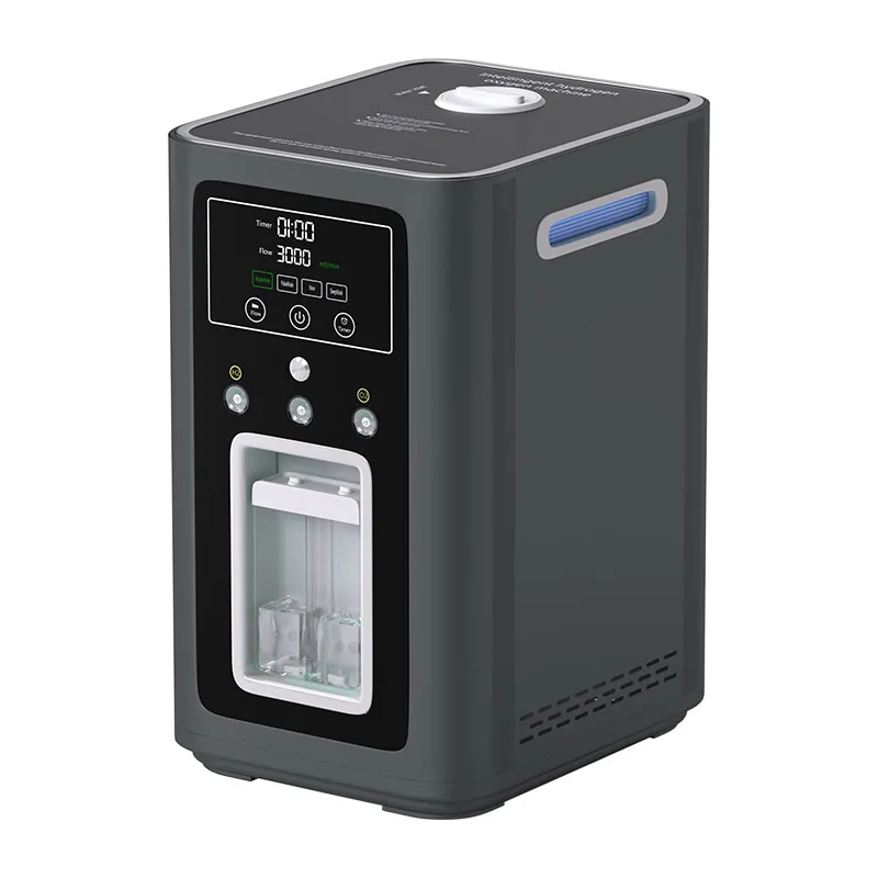 1500ml/min Hydrogen generator easy to operate hydrogen machine efficient pem portable hydrogen gas inhaler household