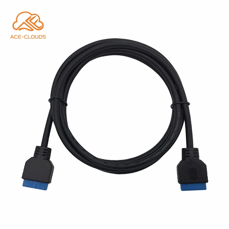 High-speed USB3.0 20Pin Female to Female Extension Cable Motherboard Cable
