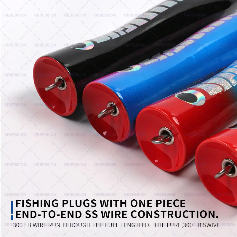 WD116 Wooden Popper Lure Handmade Hard Trolling Fishing Baits Wood Lure Popping Bait Top Water Lure