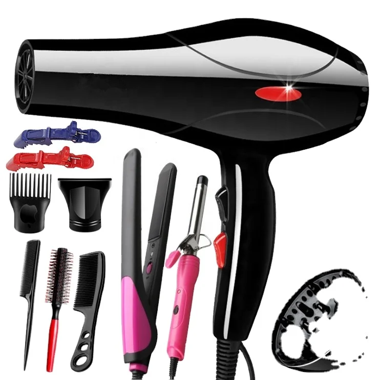 Производственным предприятием, электрический фен сушилки комплекты для взрослых с капюшоном 2200 Вт 5 в 1 салон постоянных фен воздуха обруч для волос стайлер для волос